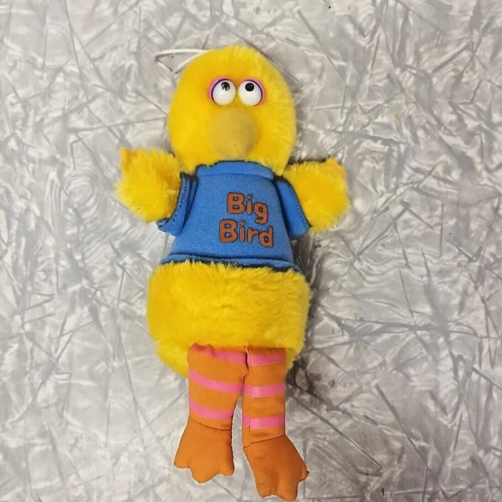 SESAME STREET 1980'S Hasbro Softies BIG BIRD 10
